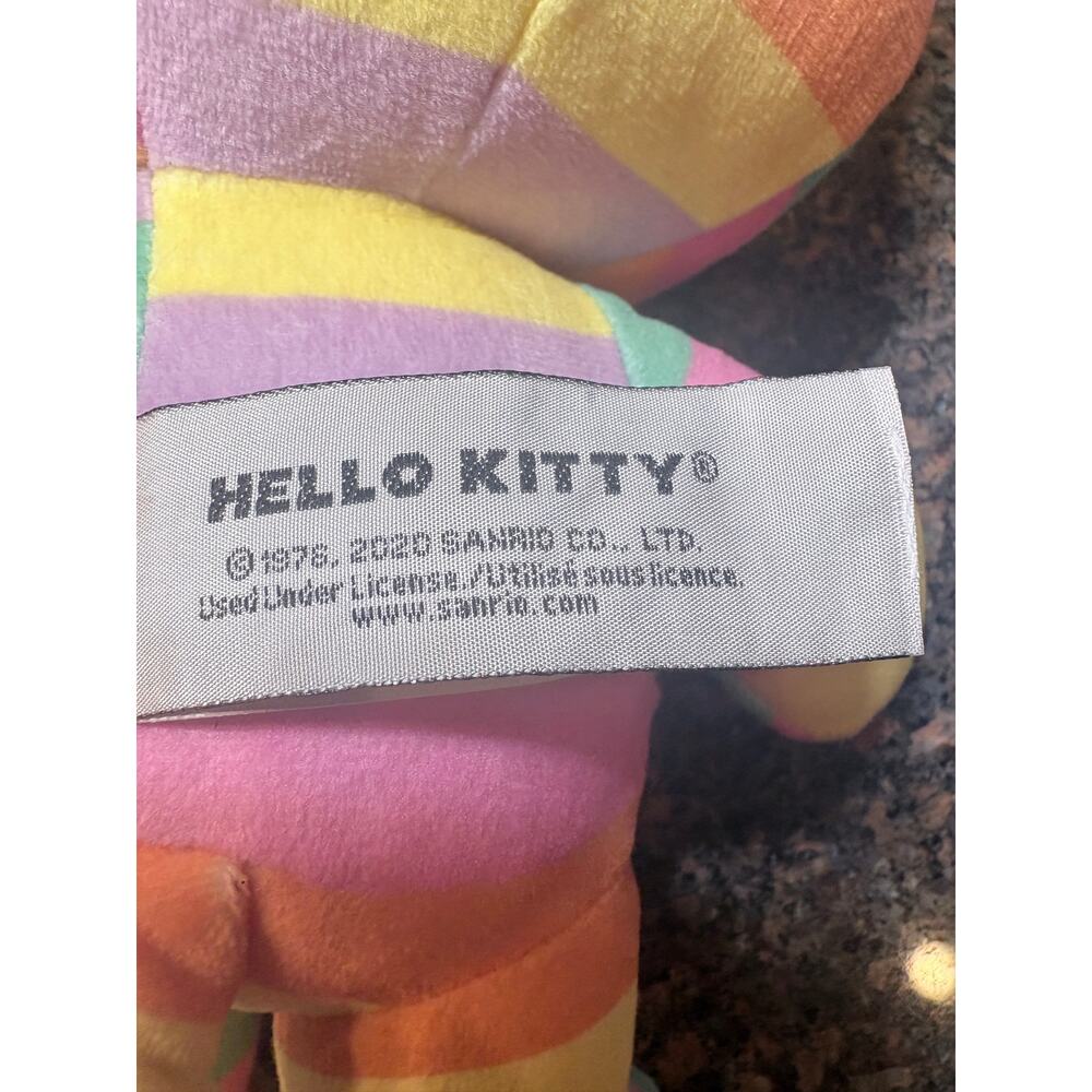 Hello Kitty Pastel Striped Cat Costume Plush - Picture 10 of 16